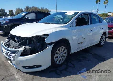 2014 Nissan Sentra Fe+ S из США, поврежденный, VIN 3N1AB7AP0EY317487